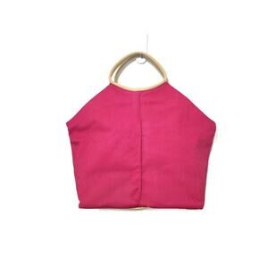 Victoria's Secret Women's Pink Cotton Canvas Tote